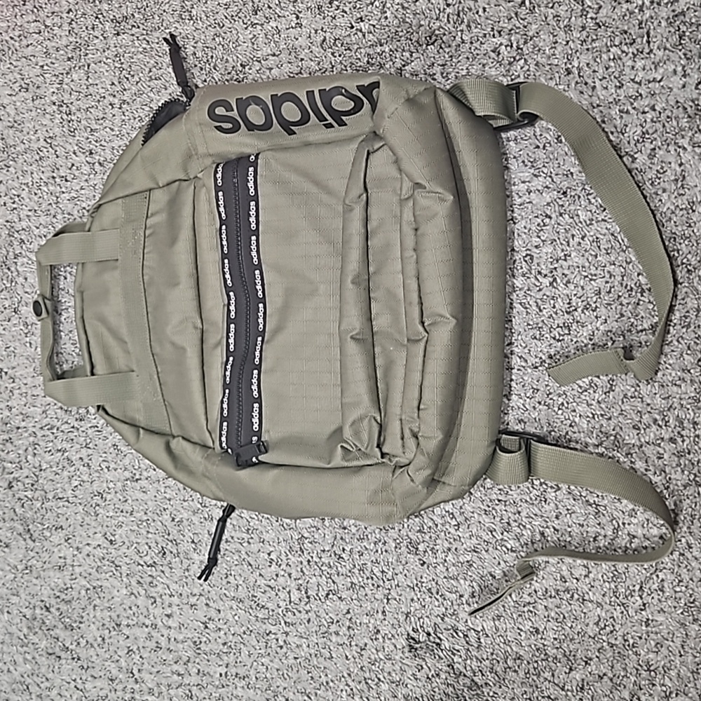 NEW Green adidas backpack